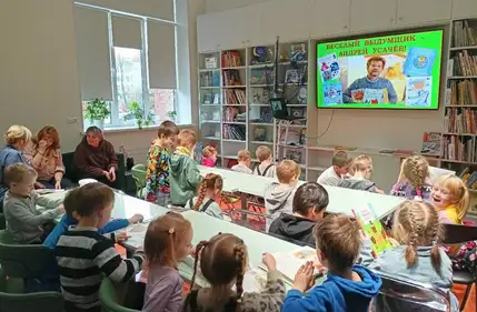Ребятишек познакомили с творчеством писателя Андрея Усачева